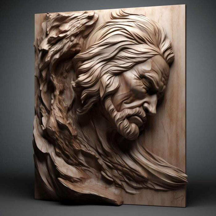 نموذج ثلاثي الأبعاد لآلة CNC 3D Art 